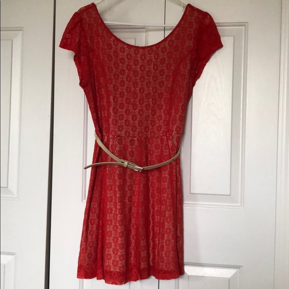 Red dress